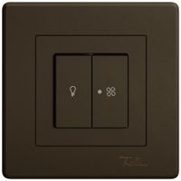 Kit de montage ENC EDIZIO.liv SNAPFIX® p.lum&venti a.2 bout.a.lentille front.br