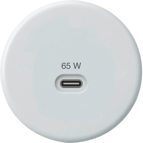 Prise de charge USB Hager basico type C 65W 3250mA blanc