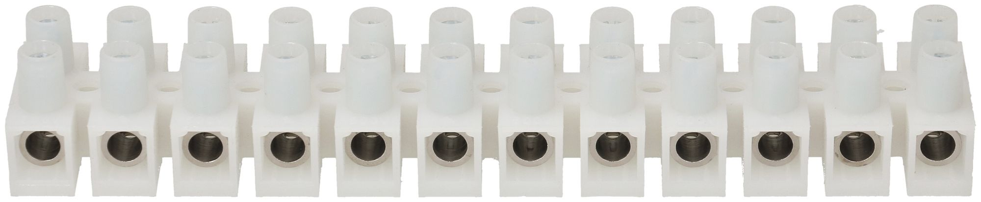 Barrette de bornes Adels-Contact 12P 4…16mm² 76A 500V blanc