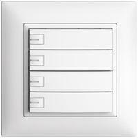 Pulsante INC KNX 4×EDIZIOdue bianco RGB con LED