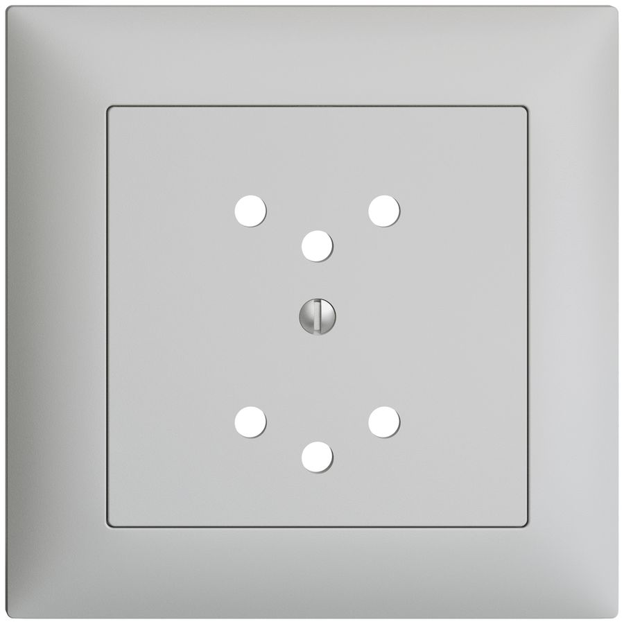 Kit frontale EDIZIOdue grigio chiaro 88×88mm 2×T12