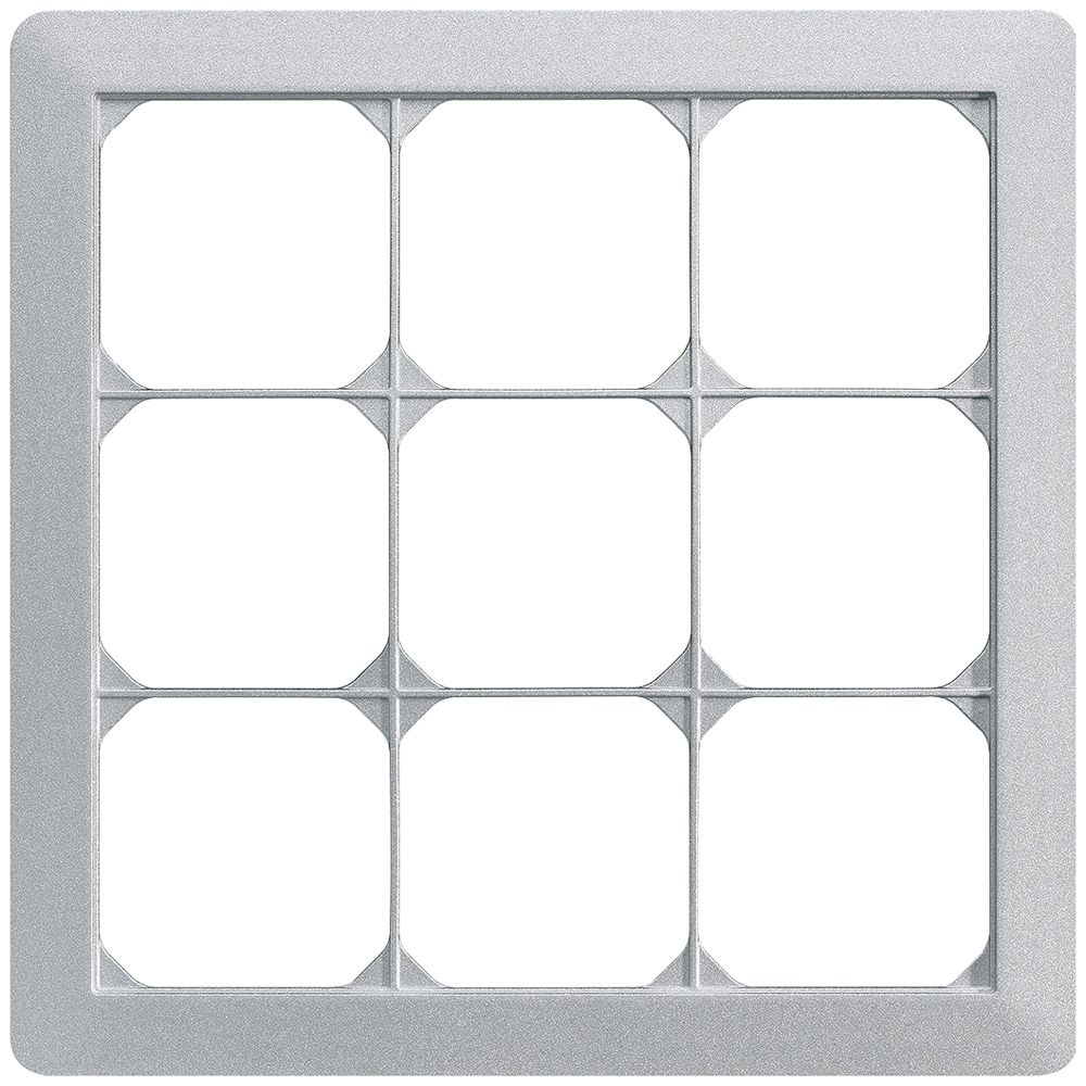 UP-Abdeckrahmen kallysto.trend 3×3 arktis 214×214mm