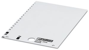 Carta di marcaggio US-EML bianco 20×8mm, adesivo