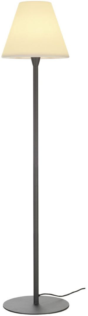 Lampadaire SLV ADEGAN, E27 24W IP54 anthracite/blanc
