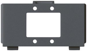 Modulo multimedia M3 FO vuoto per 2 SC kallysto antracite
