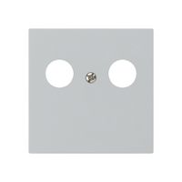 Placca frontale kallysto per R&M HWS grigio chiaro 2×coass.