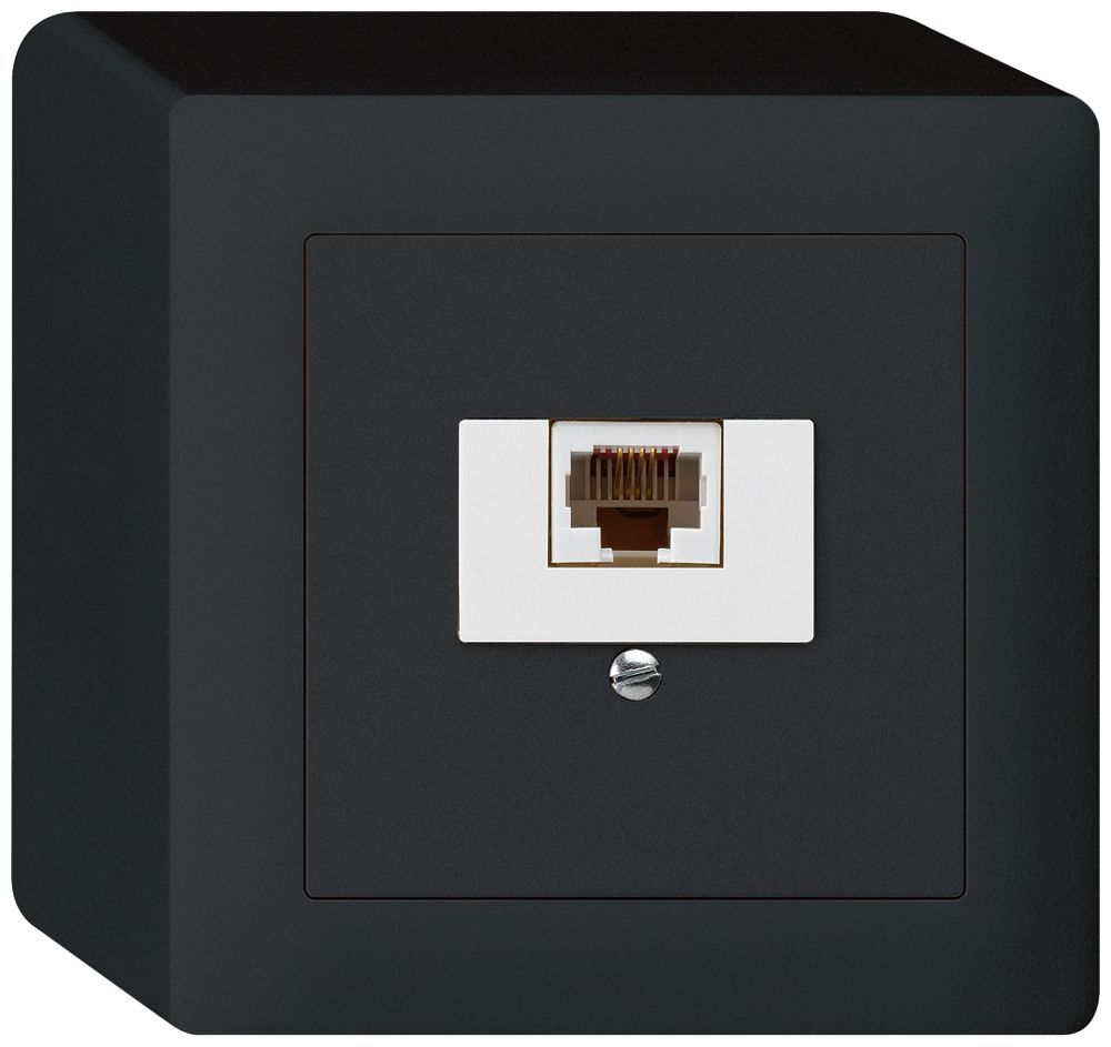AP-Dose kallysto 1×RJ45u schwarz