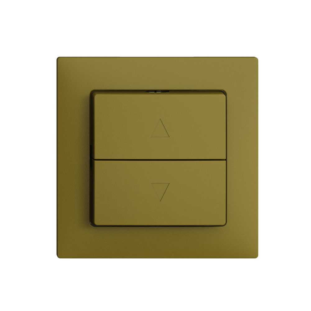 Frontset EDIZIOdue F olive für Storentaster/-schalter