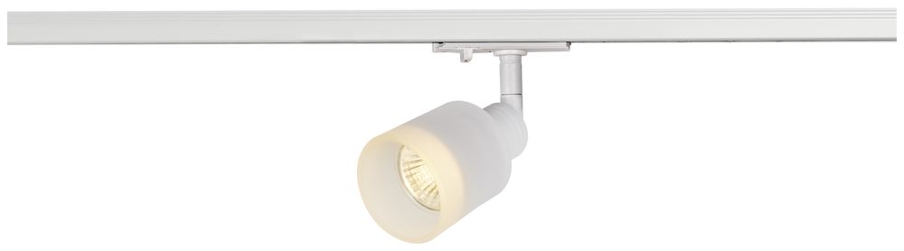 Projecteur SLV PURI TRACK GU10 50W adapt.1-ph. Ø64mm blanc