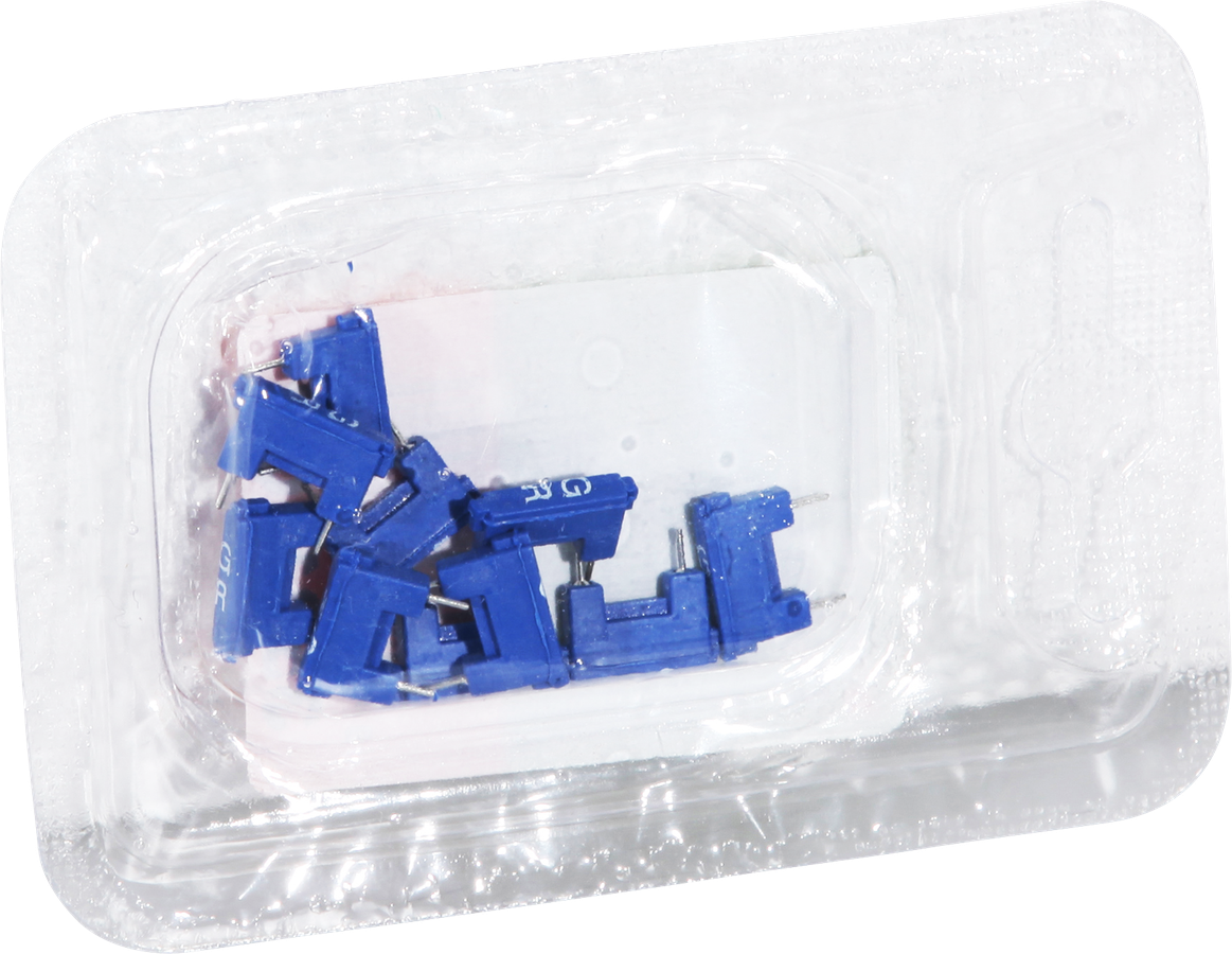 Jeu de 10 cavaliers de codifi. affectation groupe bleu