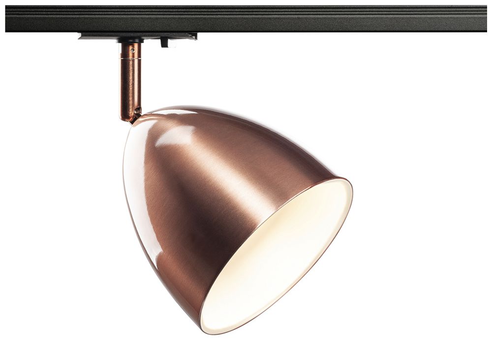 Projecteur SLV PARA CONE GU10 25W 1-phase Ø135mm cuivre