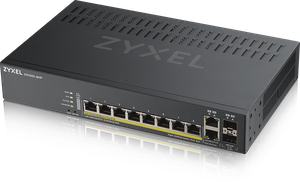 Zyxel GS1920-8HPv2 Switch, Smart Managed, 8 GbE Ports PoE