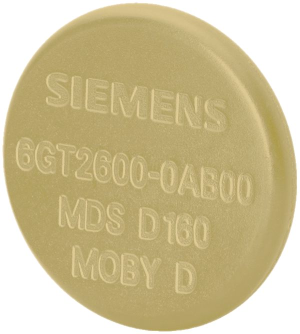 Transponder Siemens MDS D160 per RF200/300 ISO/MOBY D NXP ICODE SLI, bottone