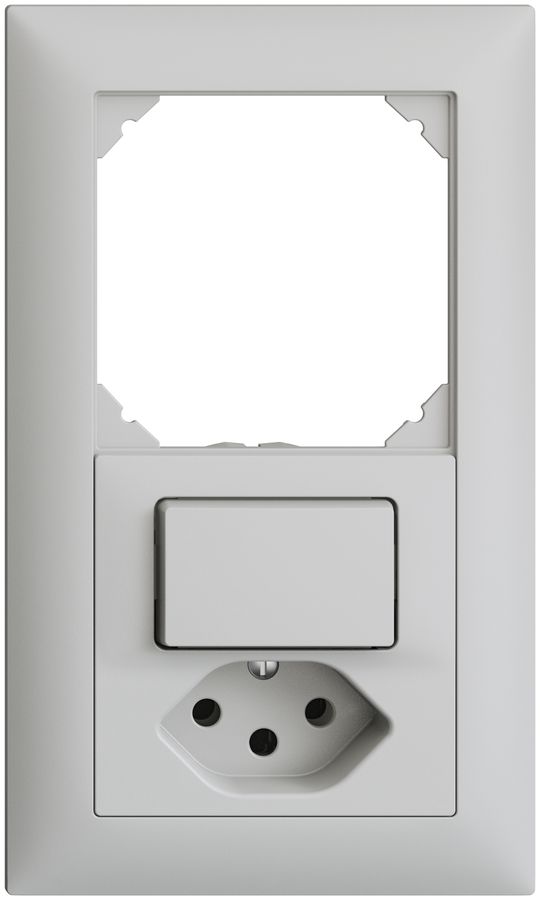 UP-Kombination leer+3/T13 EDIZIOdue hellgrau