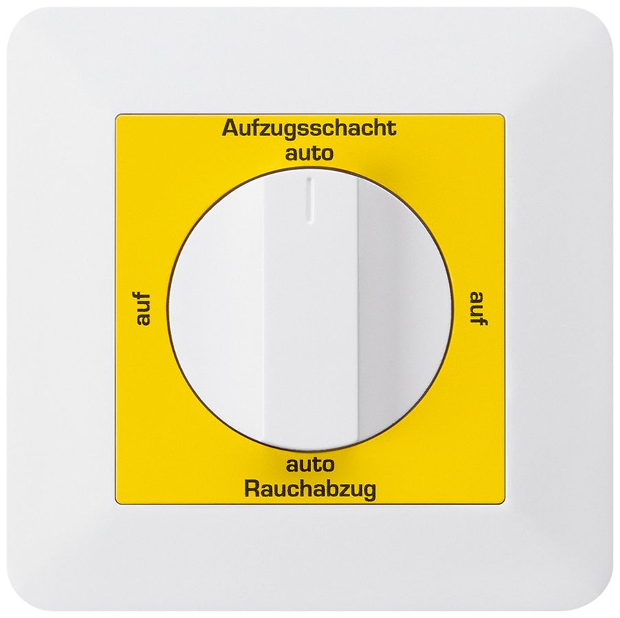 UP-Drehschalter kallysto.trend für Rauchabzug Text deutsch weiss