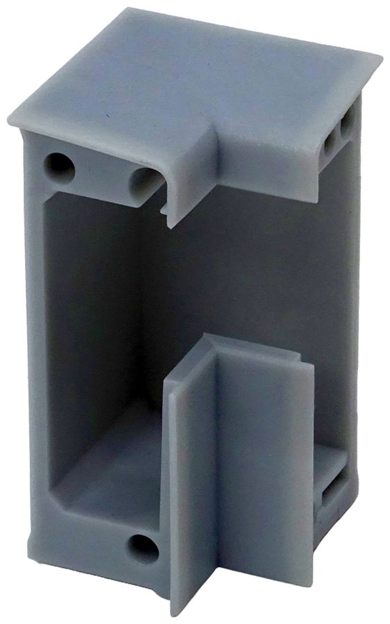 Angle intérieur ELBRO 60×20mm 90° argent