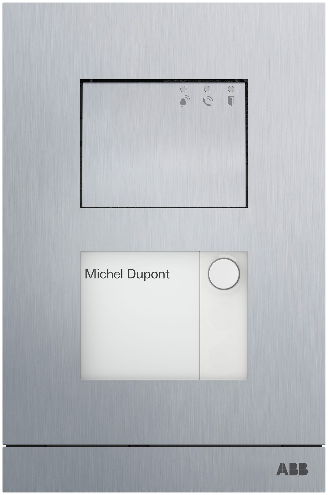 Audio-Türstation ABB-Welcome A21051P1-A-04 1×Taste alu 205×135×18mm