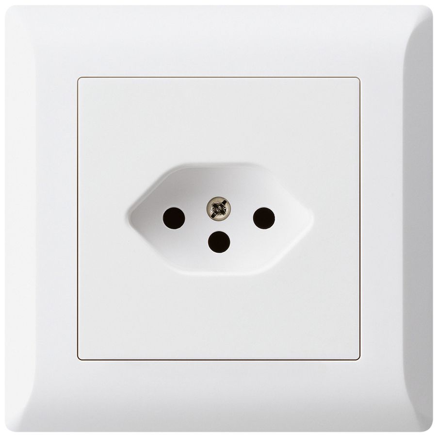 UP-Steckdose kallysto.line T13 weiss mit Kinderschutz