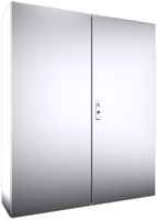 Armoire compacte Rittal AX, 2 portes, IP66, 1000×1200×300mm, acier fin V2A