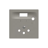 Frontplatte FI T12 EDIZIOdue dunkelgrau