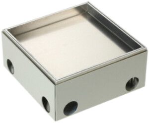 Scatola di tiraggio Woertz 214×214mm alu