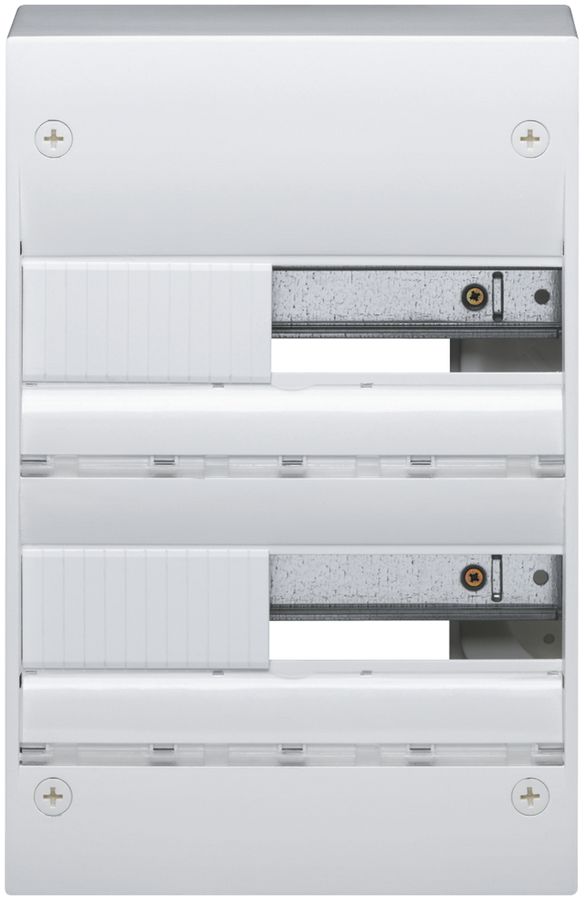 AP-Kleinverteiler Hager gamma 2-reihig 13TE IP30 250×375×103mm