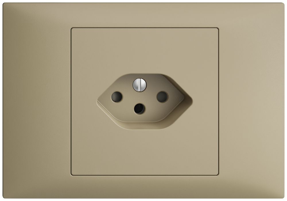 EB-Steckdose EDIZIOdue BKE T13 sand