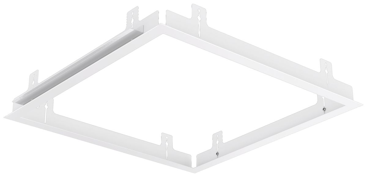 Cadre d'encastrement Signify NatureConnect 650×650×88mm  acier blanc