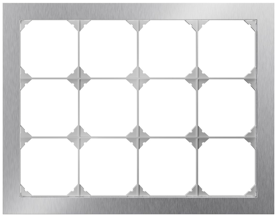 Telaio di copertura INC EDIZIO.liv prestige SNAPFIX® 3×4 274×214mm acciaio af.Cr