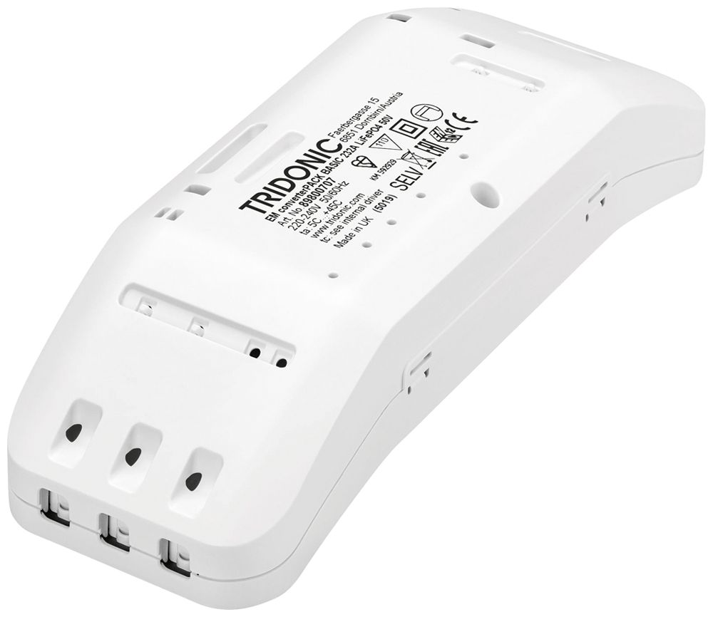 Gehäuse Tridonic EM converterPACK box für Notlichtmodule, leer