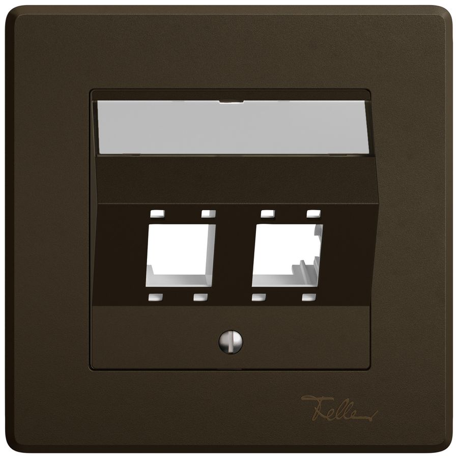 UP-Montageset EDIZIO.liv SNAPFIX® für freenet Kat.5e/6 2× br