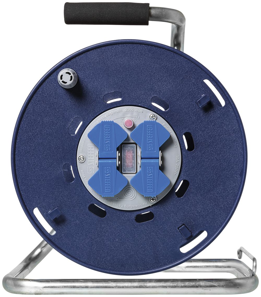 Kabelrolle STERO LOOP KU Gr.1 blau/garu, 4×Typ 13 IP44