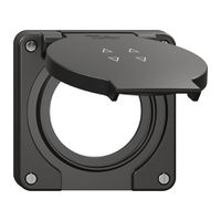 Deckel mit Klappdeckel NEVO Ø53mm für Storenschalter 4T sz (Dicht.sz)