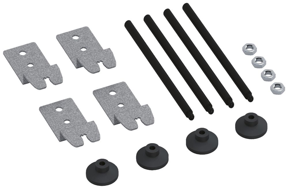 Nivellierset Hager Länge 150mm für nivellierbare Kassette und Höhenerweiterung