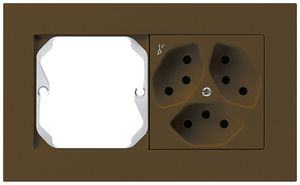 Combinaison ENC kallysto.pro grd.I-I horizontale vide+3×type 13S brun