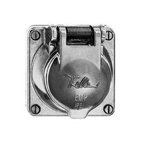 Coperchio con cop.ribaltabile per AG,GV,GUP, Al nat.c.simb.EMC