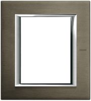 Abdeckrahmen Axolute Bronze gebürstet, 141.5×127mm