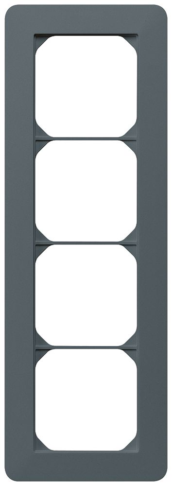 UP-Abdeckrahmen kallysto.trend 4×1 anthrazit 94×274mm