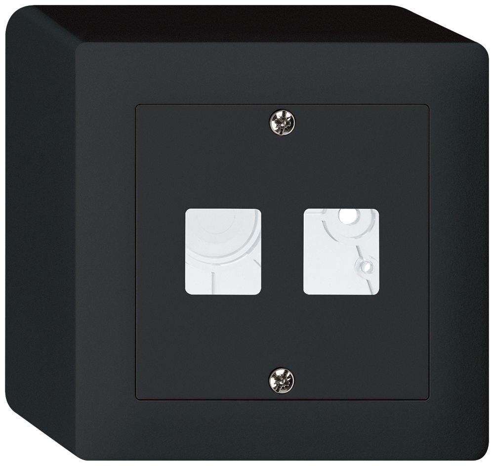 AP-Frontset kallysto Q für 2 Module schwarz