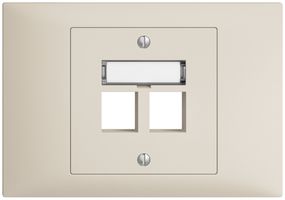 EB-Montageset EDIZIOdue BKE, Geradeauslass 2×Keystone crema