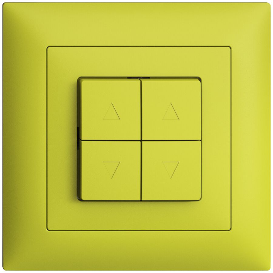 Kit frontal ENC EDIZIOdue FMI lemon pour poussoir & interrupt.stores