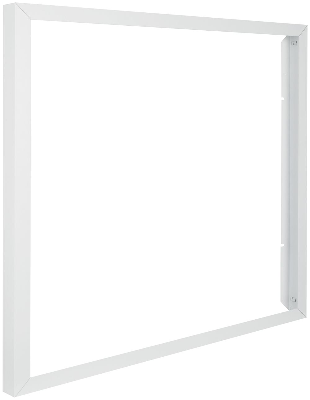 Anbaurahmen 625×625mm, für LDV PANEL 625, Aluminium, weiss
