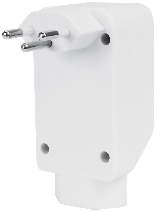 Fiche multiple Steffen 2×T13+1×T13 10A 230V IP20 blanc