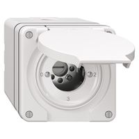 NAP-Drehschalter NEVO, 5/1L, ohne Zylinder, KS, 0-1-2-3, weiss