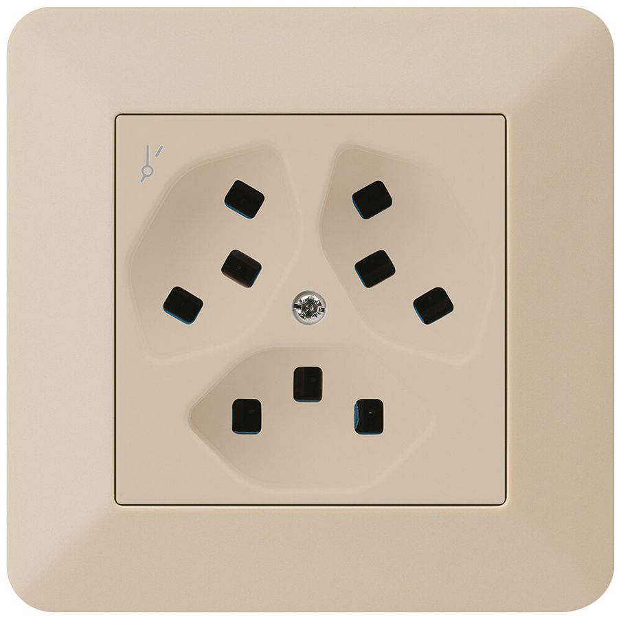 Presa INC Hager kallysto.trend 3×T23 1×S C beige