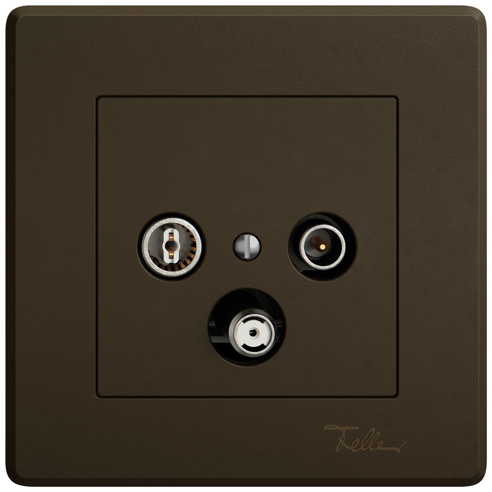 Prise antenne ENC TV-R-SAT EDIZIO.liv SNAPFIX® DB53 prise de dérivation br