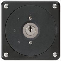 UP-Schlüsselschalter robusto ohne Klappdeckel 5/1P schwarz