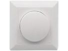 Abdeckset DOTLUX LED-Drehdimmer 84×84×19mm, weiss