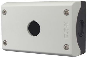 AP-Gehäuse Eaton RMQ M22-I1-AI Ø22.5mm IP67/IP69K grau 120×80×56mm