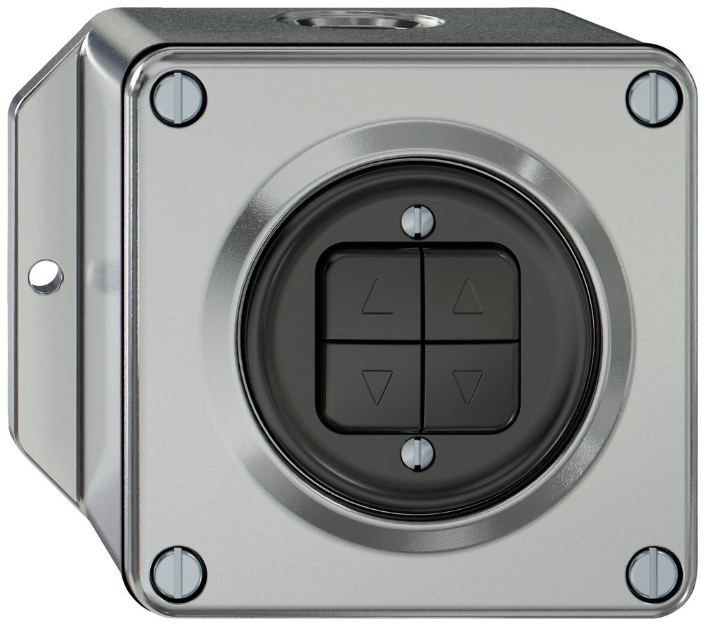 AP-Storentaster ELEMENT 1P 4 Tasten aluminium